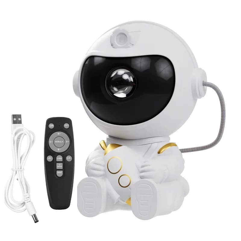 Astronaut rymdprojektor LED-nattljus