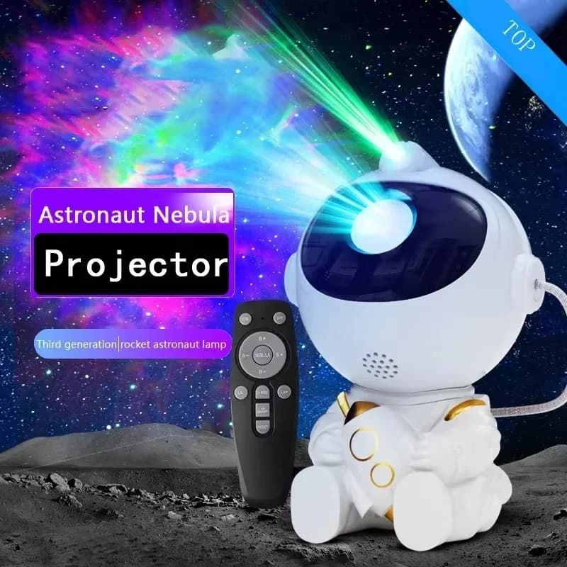 Astronaut rymdprojektor LED-nattljus